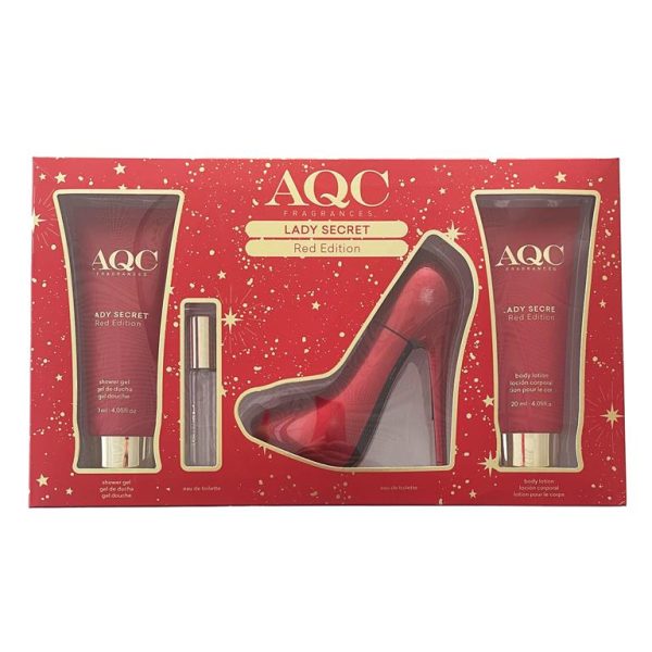 IDC lady secret red zapato rojo estuche