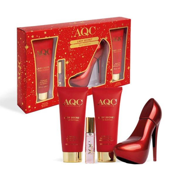 IDC lady secret red zapato rojo estuche