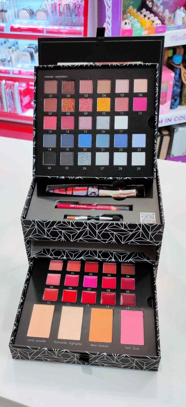 Estuche maquillaje Deborah Pack Troussers JewelBox abierto