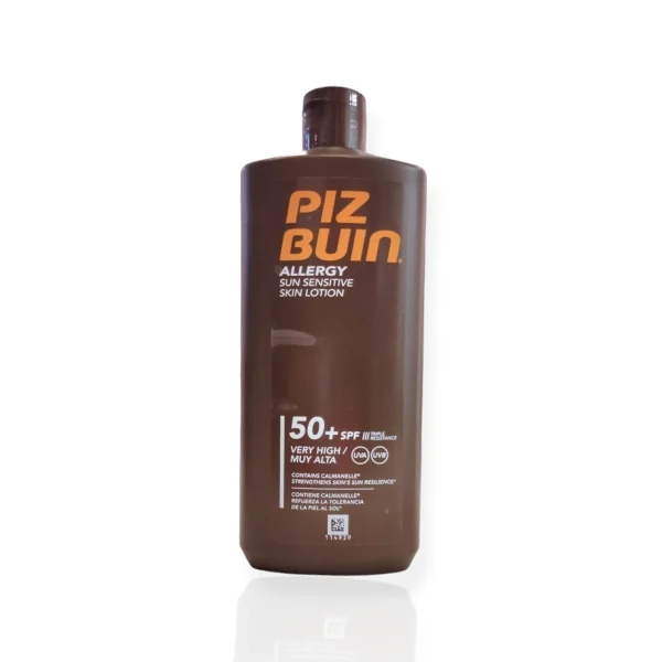 Piz Buin crema solar Allergy 50+ FPS 400ml foto frontal producto