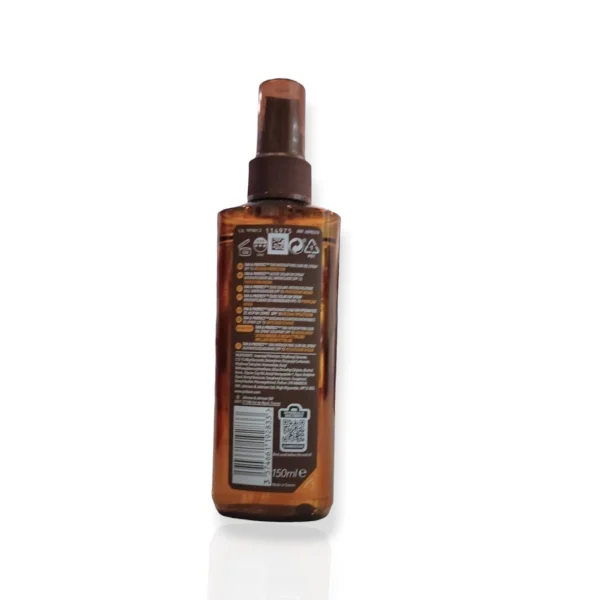 Piz Buin aceite bronceador Tan & Protect 15 FPS 150ml foto trasera producto