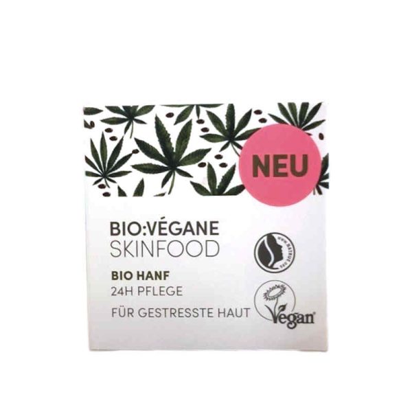 Bio Vegane Crema facial piel estresada Cañamo orgánico 50ml