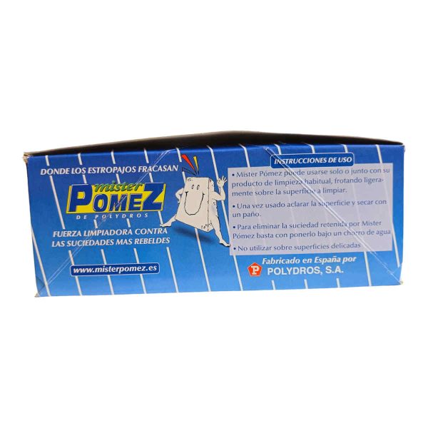 Caja Piedra limpieza Mister Pomez lateral