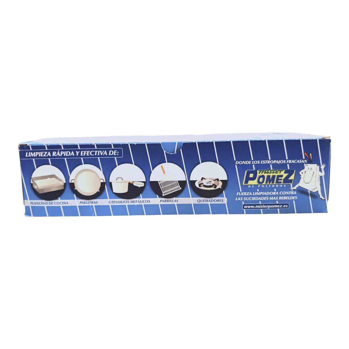 Caja Piedra limpieza Mister Pomez usos