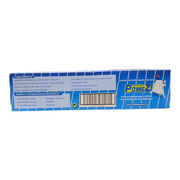 Caja Piedra limpieza Mister Pomez indicaciones