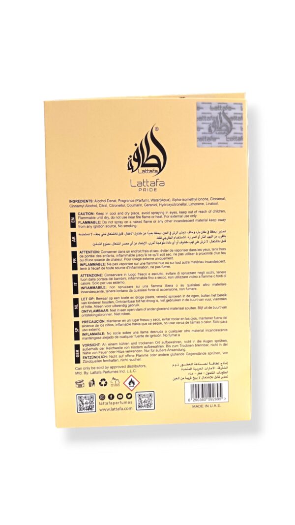 Lattafa Pride Affection EDP 100ml - Imagen 2