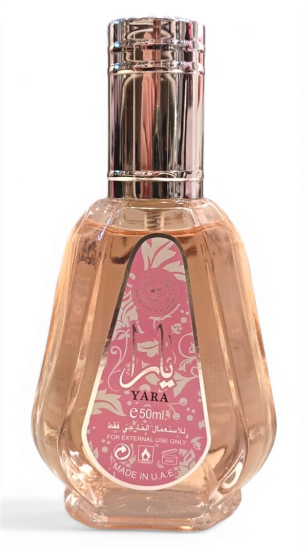 Frasco de Lattafa Yara Zaafaran 50ml