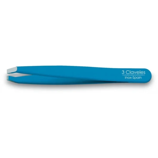 pinza depilar inox profesional cangrejo azul