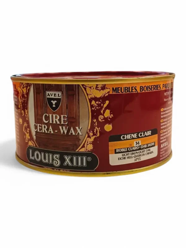 Cera amarilla lata Louis XIII roble claro