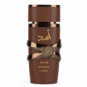 Perfume hombre Lattaffa Asad Bourbon marron edp 100ml