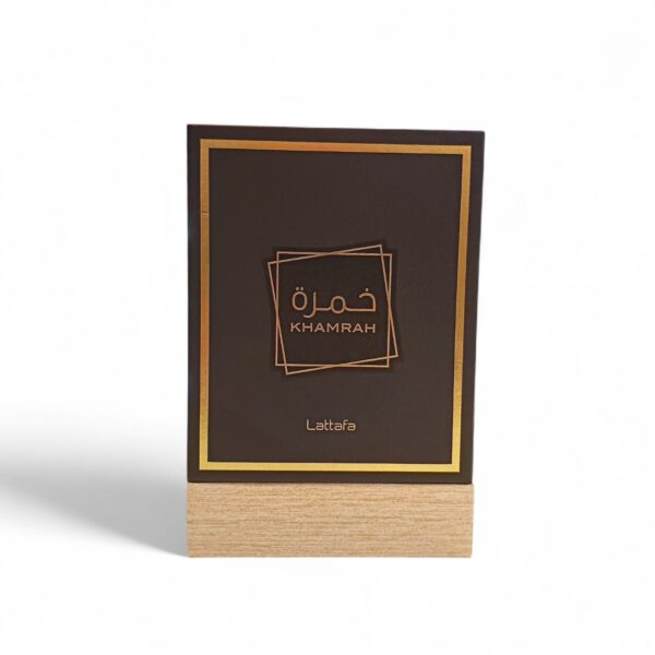 Lattafa Khamrah EDP spray caja