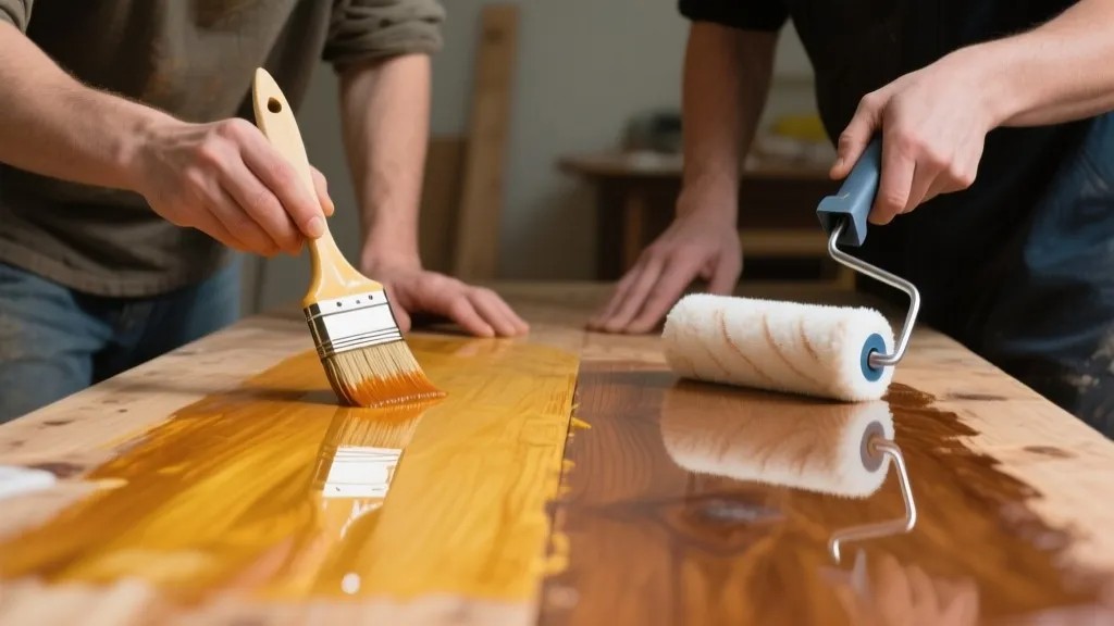 Diferencia entre vitrificante y barniz para madera