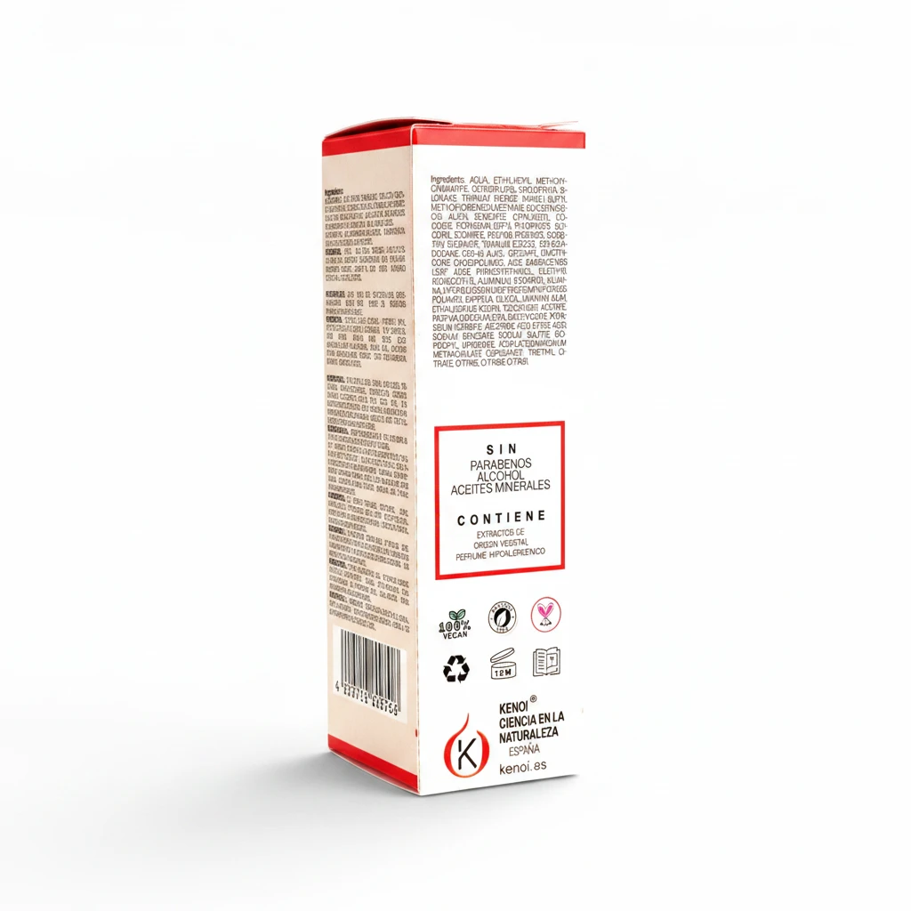 Kenoi Photo Protector Defense 50+ Color — detalle caja