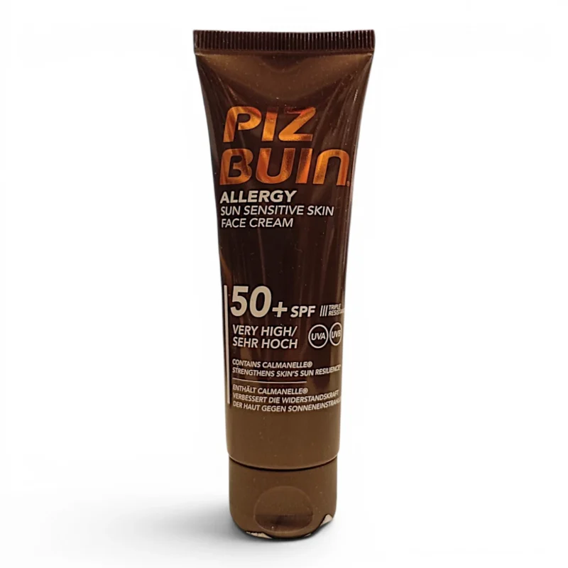 8285- pizbuin-facial-allergy-50+-bote Piz Buin Allergy crema solar facial SPF 50+ — bote sin caja
