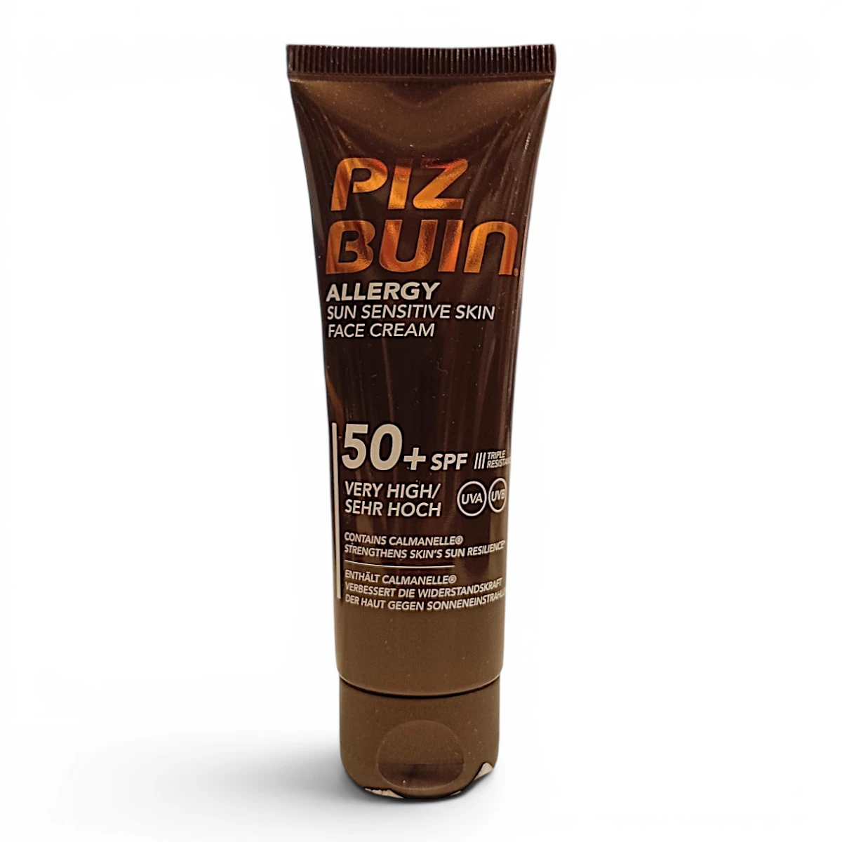Piz Buin Allergy crema solar facial SPF 50+ — bote sin caja